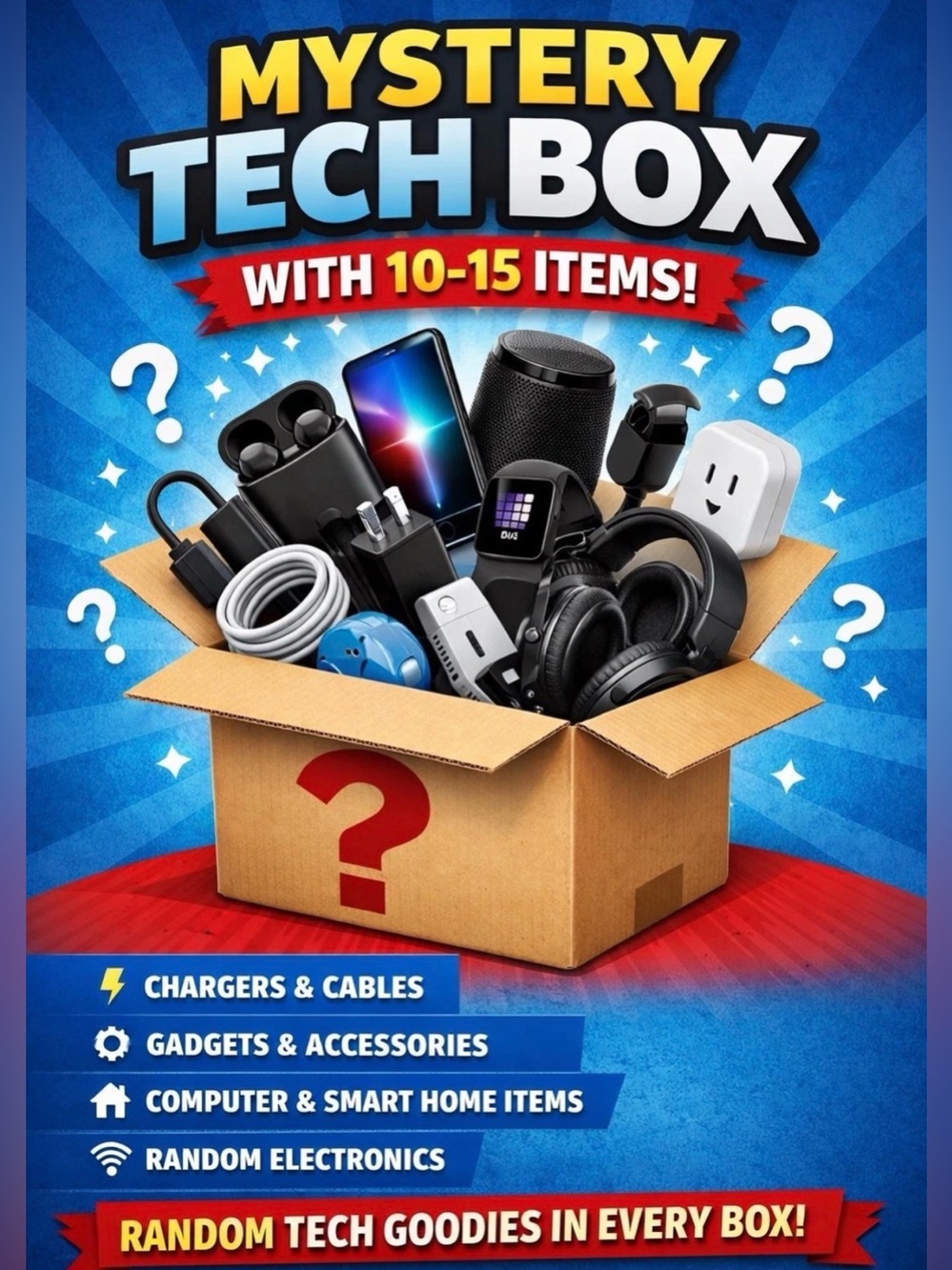 Mystery Electronics Box - Assorted Home Electronics!